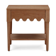 TOV Furniture Oodle accent nightstand with a sleek modern design, featuring a smooth surface and stylish wooden finish.