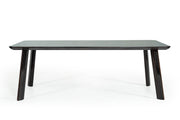 Chadwick Modern Ebony & Rosegold Dining Table — view 5
