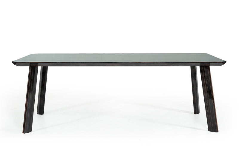 Chadwick Modern Ebony & Rosegold Dining Table — view 5