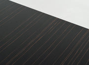 Chadwick Modern Ebony & Rosegold Dining Table — view 4