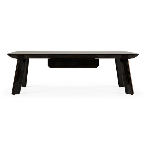 Chadwick Modern Ebony & Rosegold Coffee Table — view 2