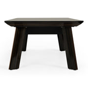 Chadwick Modern Ebony & Rosegold Coffee Table — view 4