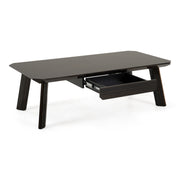Chadwick Modern Ebony & Rosegold Coffee Table — view 5