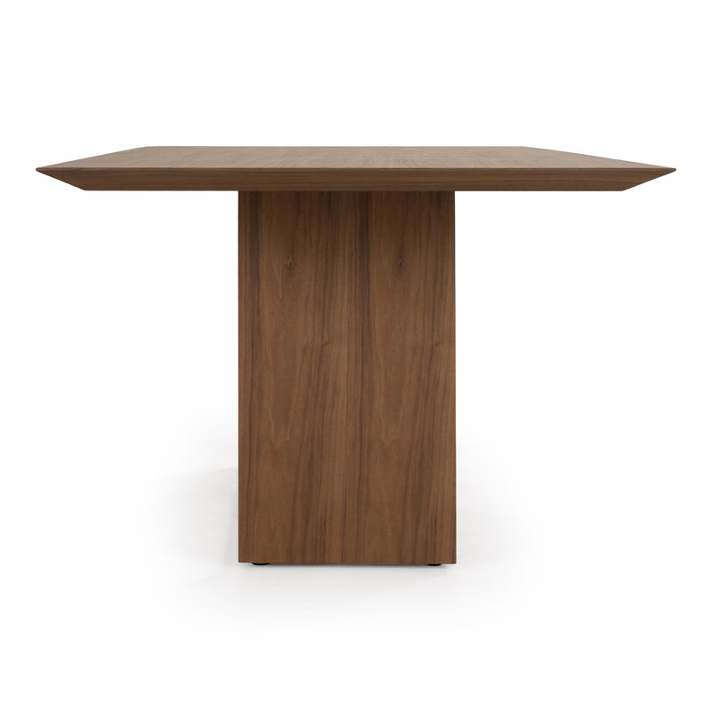 Channa - Modern Walnut 95" Dining Table — view 2