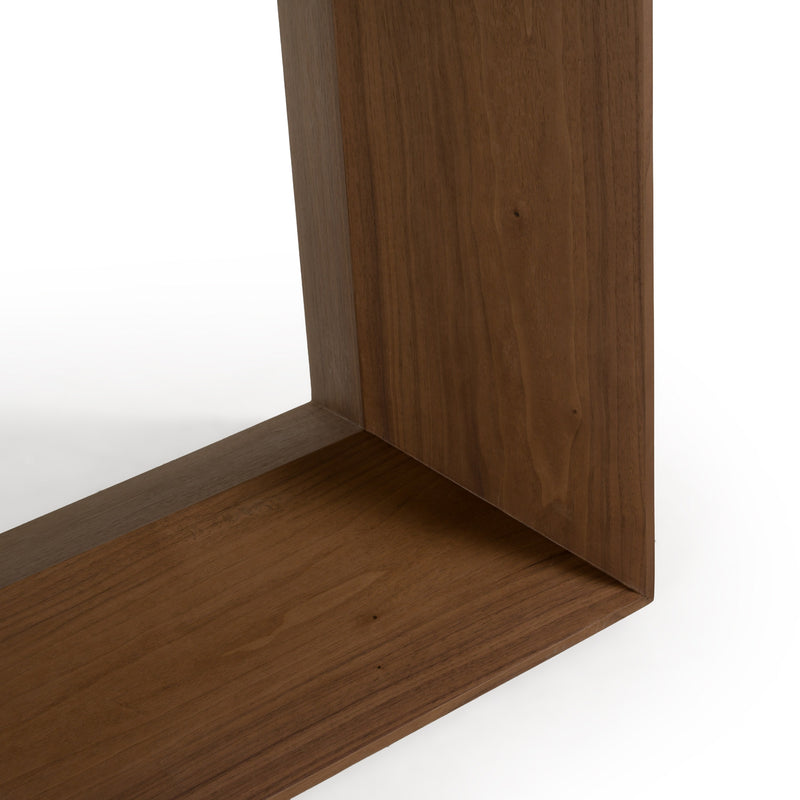 Channa - Modern Walnut 95" Dining Table — view 5