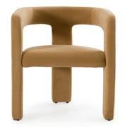 Cherish - Modern Tan Fabric Dining Chair