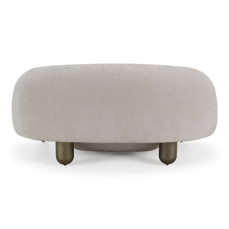 Clarity - Contemporary Light Grey Fabric Accent Chair — view 4