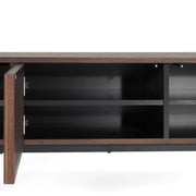 Clifton - Modern Smoked Ash Tall TV Stand — view 5