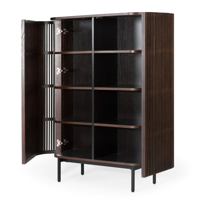 Clifton - Modern Smoked Ash Tall Buffet — view 4