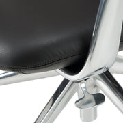 Clyne - Modern Black Vegan Leather Executive Office Chair — view 4