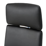 Clyne - Modern Black Vegan Leather Executive Office Chair — view 5