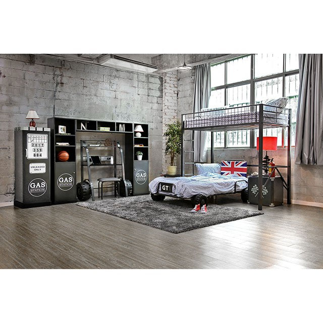 Royal Racer Twin Bed, Blue - R&R Furniture Gallery (Fountain Valley, CA)