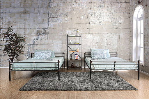 Olga I Antique Black Full/Full Bunk Bed - R&R Furniture Gallery (Fountain Valley, CA)