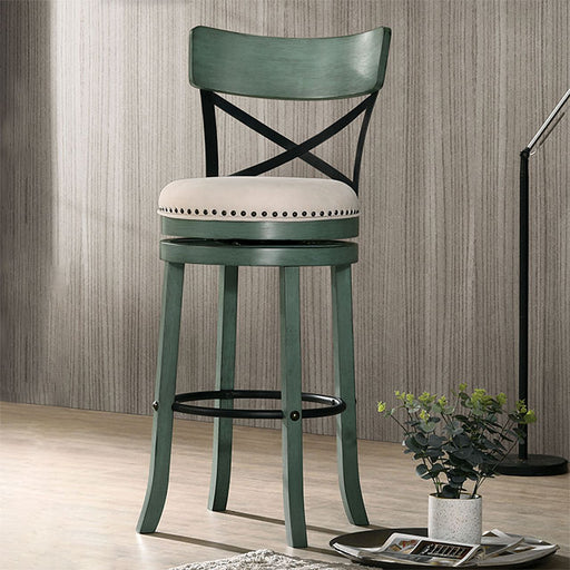 Clarence 29" Swivel Barstool (2/Box) - R&R Furniture Gallery (Fountain Valley, CA)