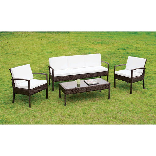 Makenna 4 Pc. Patio Seating Set - R&R Furniture Gallery (Fountain Valley, CA)