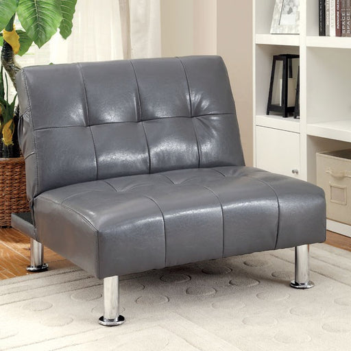 Bulle Chair Grey & Red - R&R Furniture Gallery (Fountain Valley, CA)