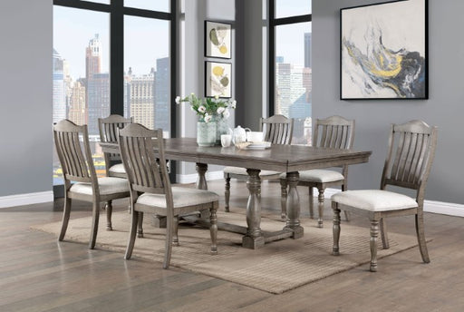 Newcastle 7 Pc Dining Table Set - R&R Furniture Gallery (Fountain Valley, CA)