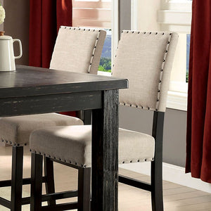 Sania 7 Pc Counter Ht Table Set Rustic - R&R Furniture Gallery (Fountain Valley, CA)