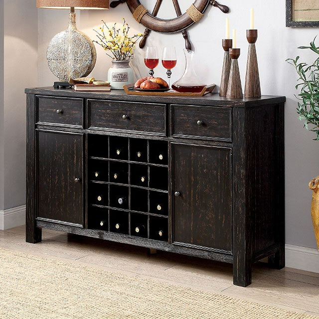 Sania 7 Pc Counter Ht Table Set Rustic - R&R Furniture Gallery (Fountain Valley, CA)