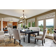 Sania 9 Pc Dining Table Set - R&R Furniture Gallery (Fountain Valley, CA)
