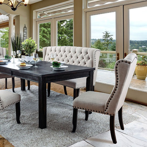 Sania 9 Pc Dining Table Set - R&R Furniture Gallery (Fountain Valley, CA)
