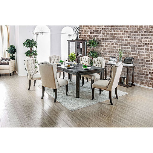 Sania 84" Dining Table - R&R Furniture Gallery (Fountain Valley, CA)