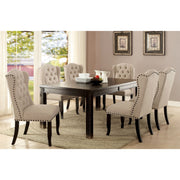 Sania 7 Pc Dining Table Set Rustic - R&R Furniture Gallery (Fountain Valley, CA)