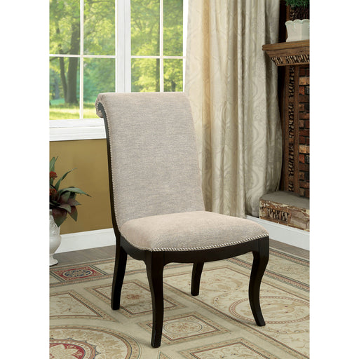 Ornette Espresso Side Chair (2/CTN) - R&R Furniture Gallery (Fountain Valley, CA)