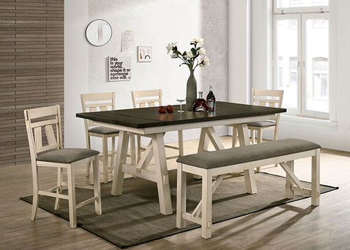 Jamestown Counter Ht. Bench - R&R Furniture Gallery (Fountain Valley, CA)