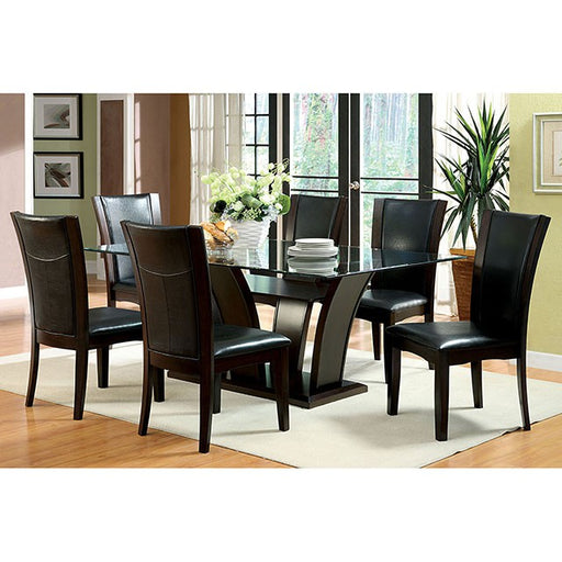 Manhattan 7 Pc Dining Table Set - R&R Furniture Gallery (Fountain Valley, CA)