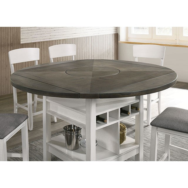 Stacie 7 PC Dining Table Set - R&R Furniture Gallery (Fountain Valley, CA)