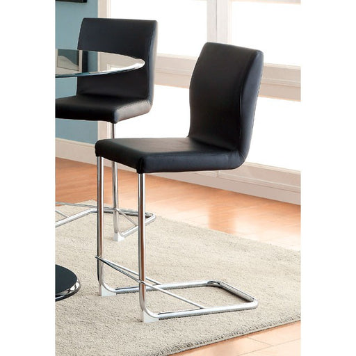 LODIA II Black Counter Ht. Chair - R&R Furniture Gallery (Fountain Valley, CA)