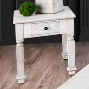 Joliet Antique White End Table - R&R Furniture Gallery (Fountain Valley, CA)