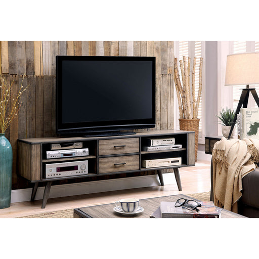 Vilhelm II Gray 72" TV Console - R&R Furniture Gallery (Fountain Valley, CA)