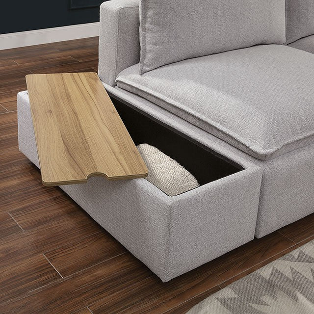Arlene Sectional White - R&R Furniture Gallery (Fountain Valley, CA)