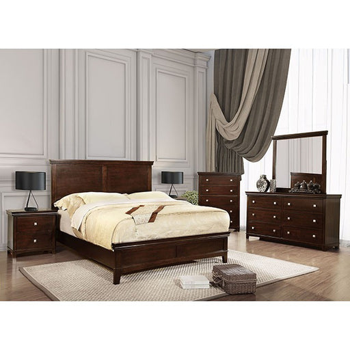 Spruce Bed Chrome & Expresso - R&R Furniture Gallery (Fountain Valley, CA)