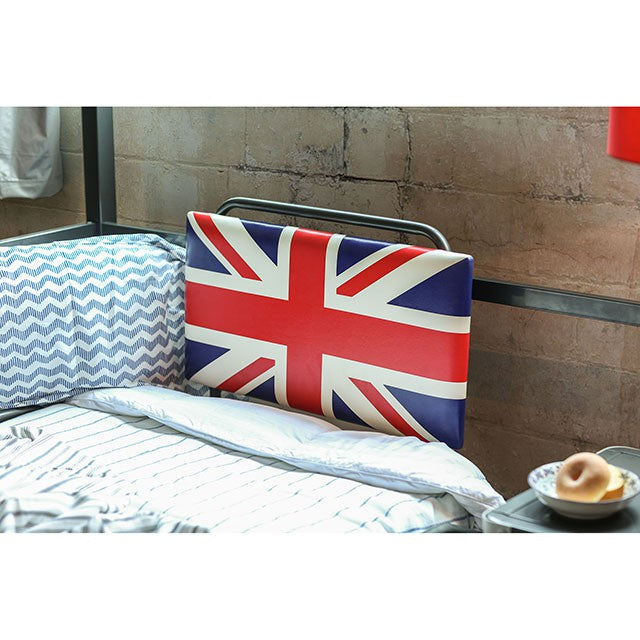 Royal Racer Twin Bed, Blue - R&R Furniture Gallery (Fountain Valley, CA)