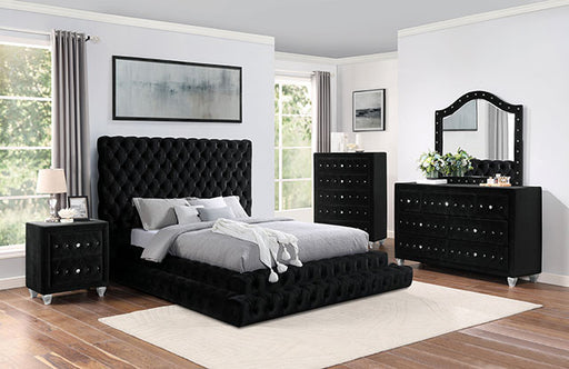 Stefania Bed Grey & Queen - R&R Furniture Gallery (Fountain Valley, CA)