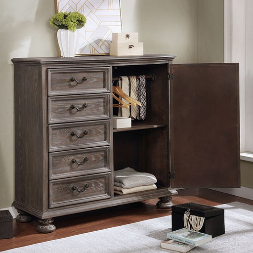 Lysandra Armoire Brown - R&R Furniture Gallery (Fountain Valley, CA)