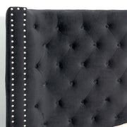 Rosabelle Bed Black, Grey, & Ivory - R&R Furniture Gallery (Fountain Valley, CA)