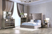 Rosabelle Bed Black, Grey, & Ivory - R&R Furniture Gallery (Fountain Valley, CA)