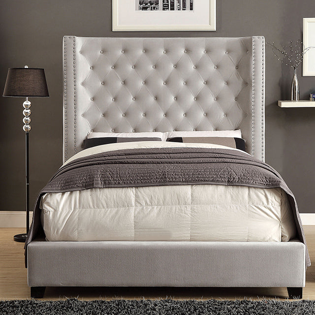 Rosabelle Bed Black, Grey, & Ivory - R&R Furniture Gallery (Fountain Valley, CA)