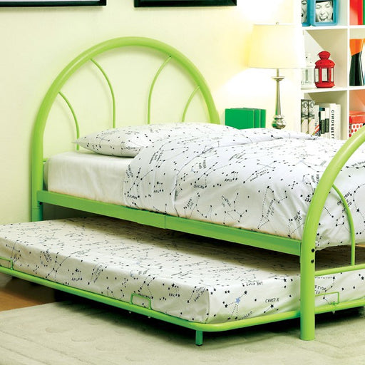 Rainbow Full Bed Black, White, Silver, Black, & Green - R&R Furniture Gallery (Fountain Valley, CA)