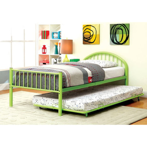 Rainbow Full Bed Black, White, Silver, Black, & Green - R&R Furniture Gallery (Fountain Valley, CA)