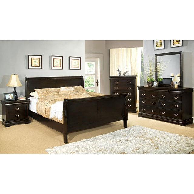 Louis Philippe E.King Bed - R&R Furniture Gallery (Fountain Valley, CA)