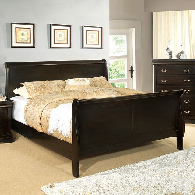 Louis Philippe E.King Bed - R&R Furniture Gallery (Fountain Valley, CA)