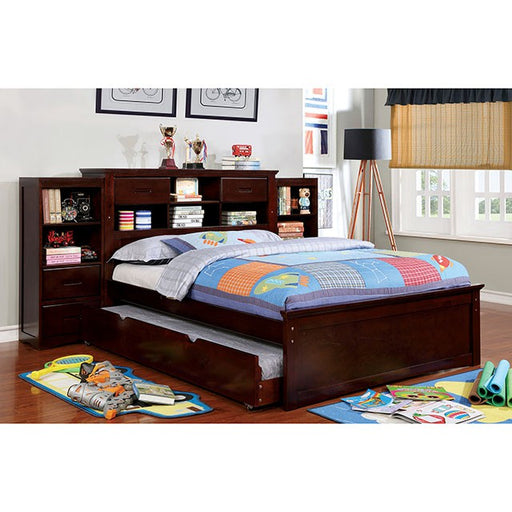 Pearland Twin Bed Cherry - R&R Furniture Gallery (Fountain Valley, CA)