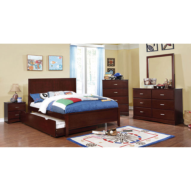 PRIAM Full & Twin Bed, White/Gray, Pink, Chrome, & Yellow - R&R Furniture Gallery (Fountain Valley, CA)