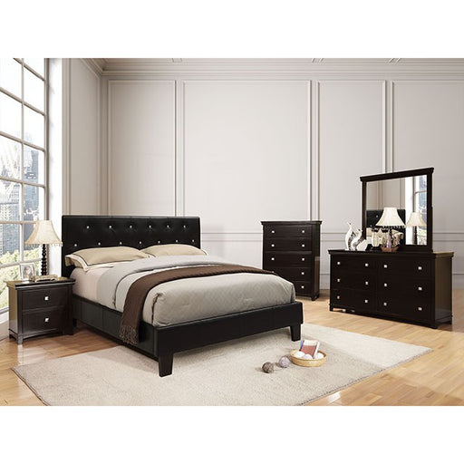 Velen Bed Black & White - R&R Furniture Gallery (Fountain Valley, CA)
