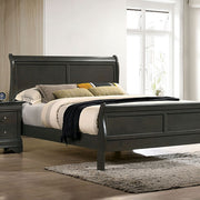 Louis Philippe Full, Twin, Full, & King Bed Black, Grey, Brown & White - R&R Furniture Gallery (Fountain Valley, CA)